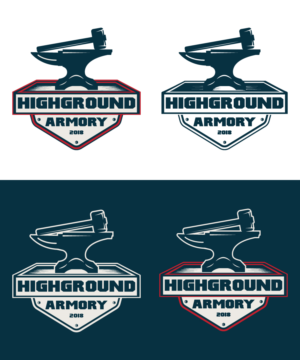 IF it has text, HGA or HighGround (no spaces) Armory | Logo Design by ART DEPOT