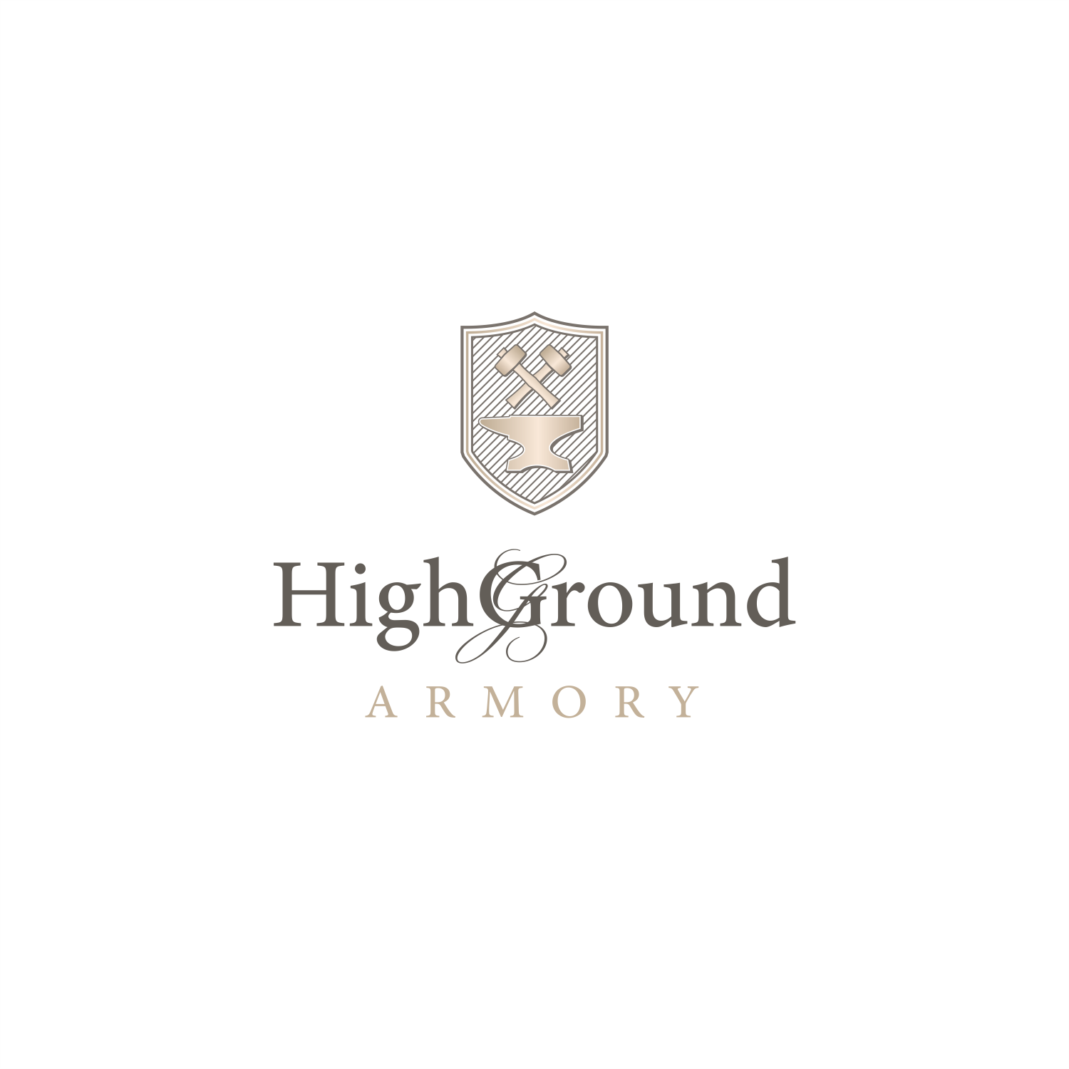 Diseño de Logo por ThiagoB para HighGround Armory | Diseño #20578483