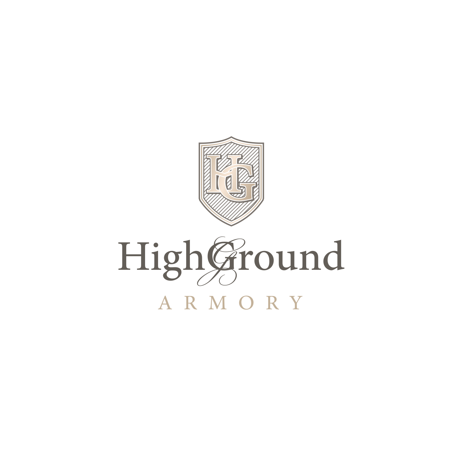 Logo Design by ThiagoB for HighGround Armory | Design #20578485