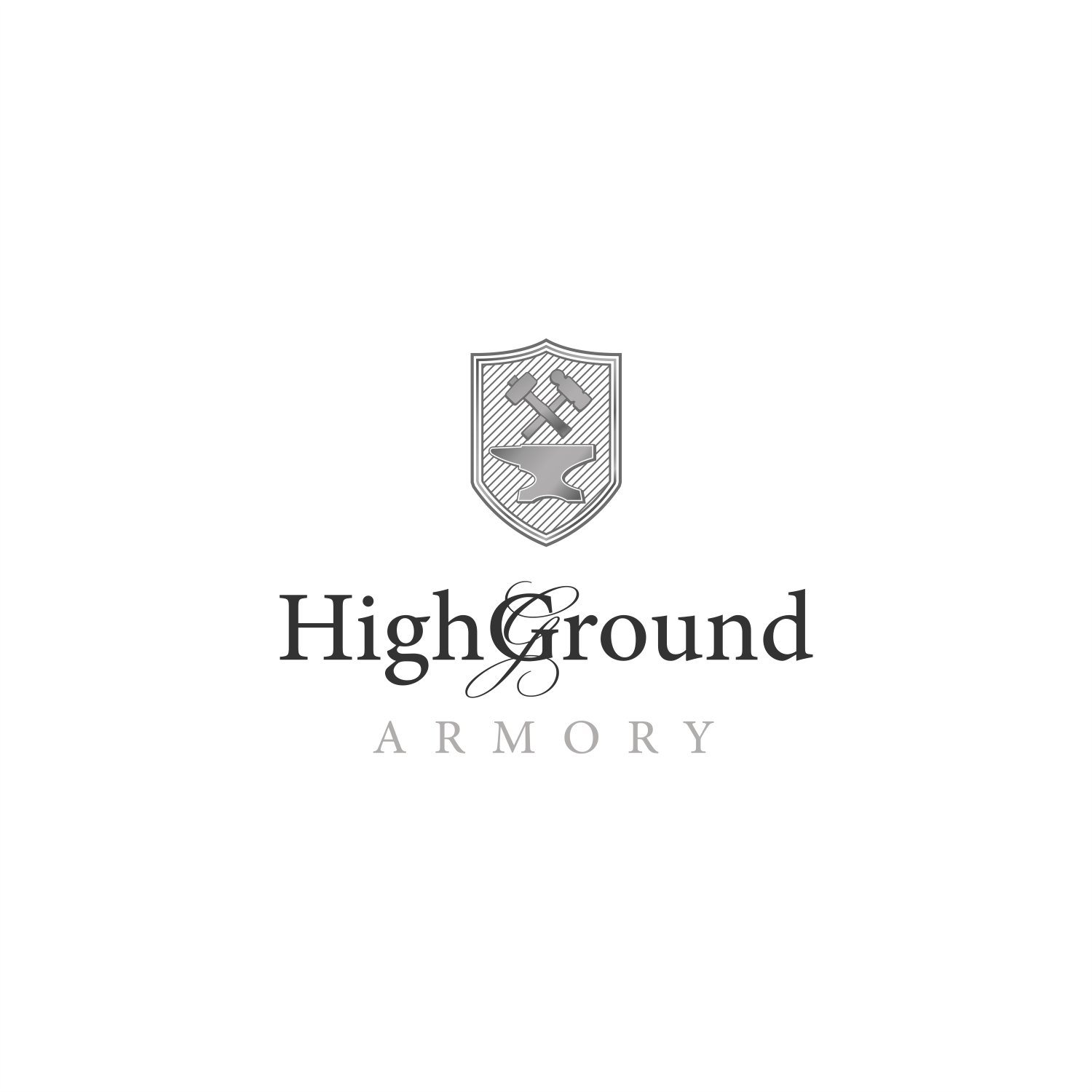 Logo Design by ThiagoB for HighGround Armory | Design #20678565