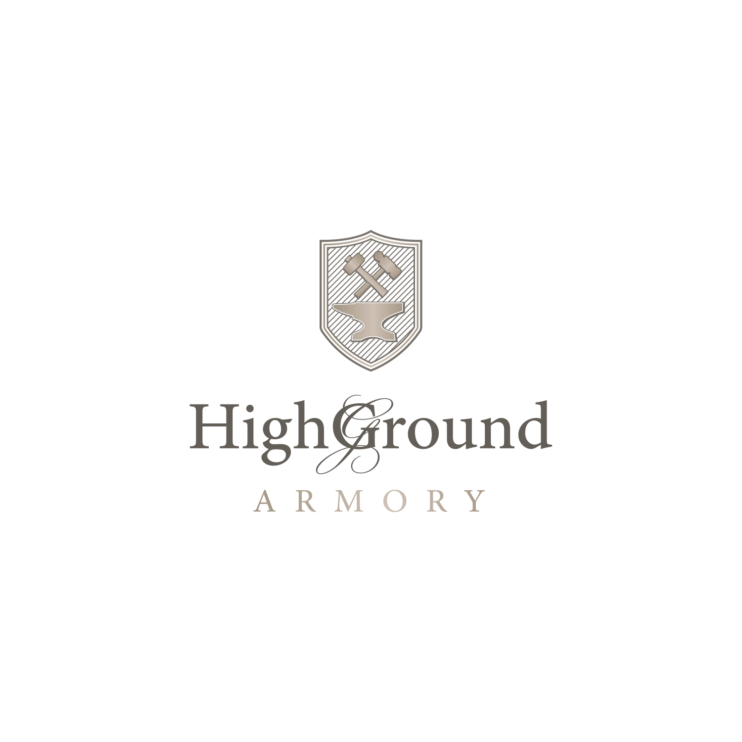 Logo Design by ThiagoB for HighGround Armory | Design #20678566
