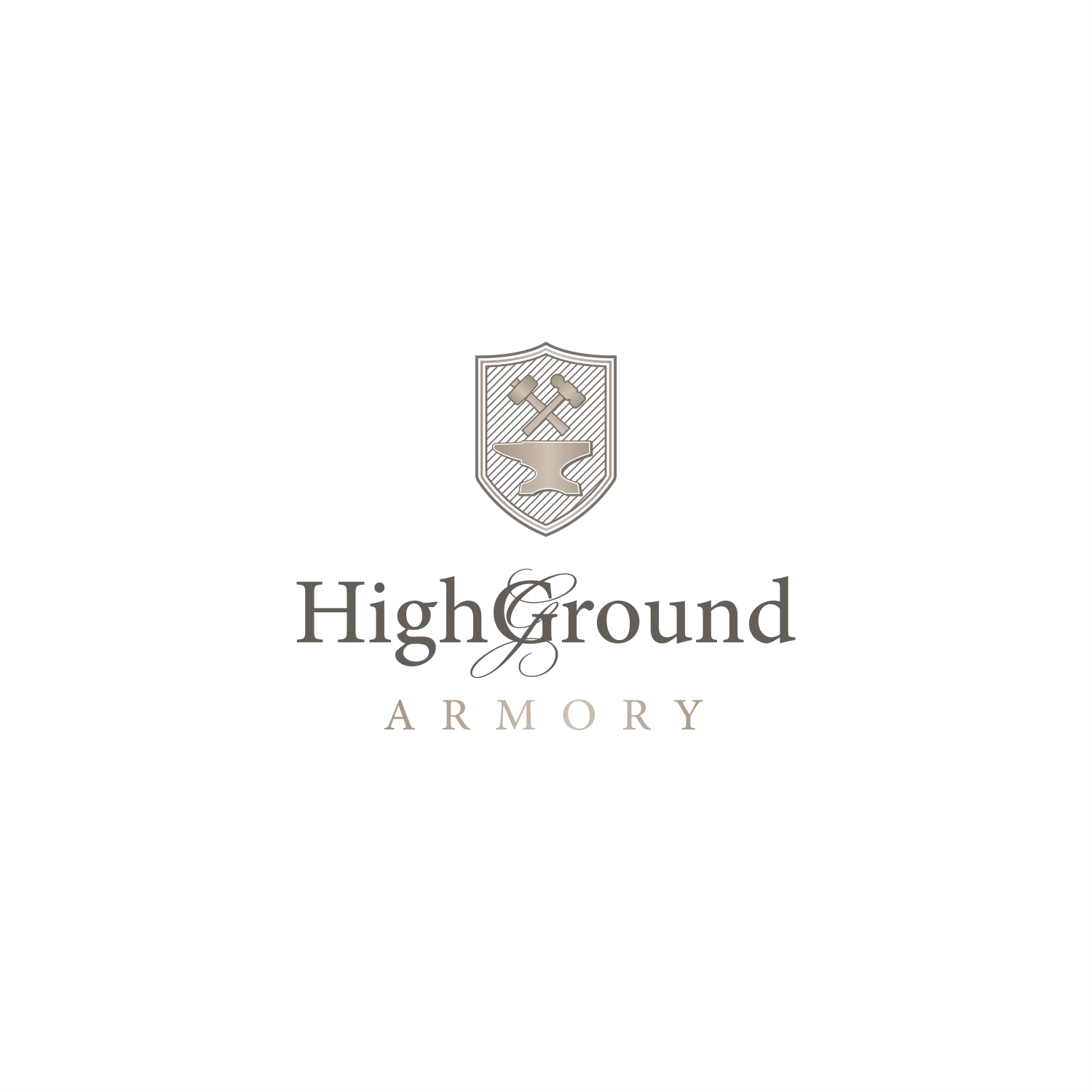 Logo Design by ThiagoB for HighGround Armory | Design #20688783