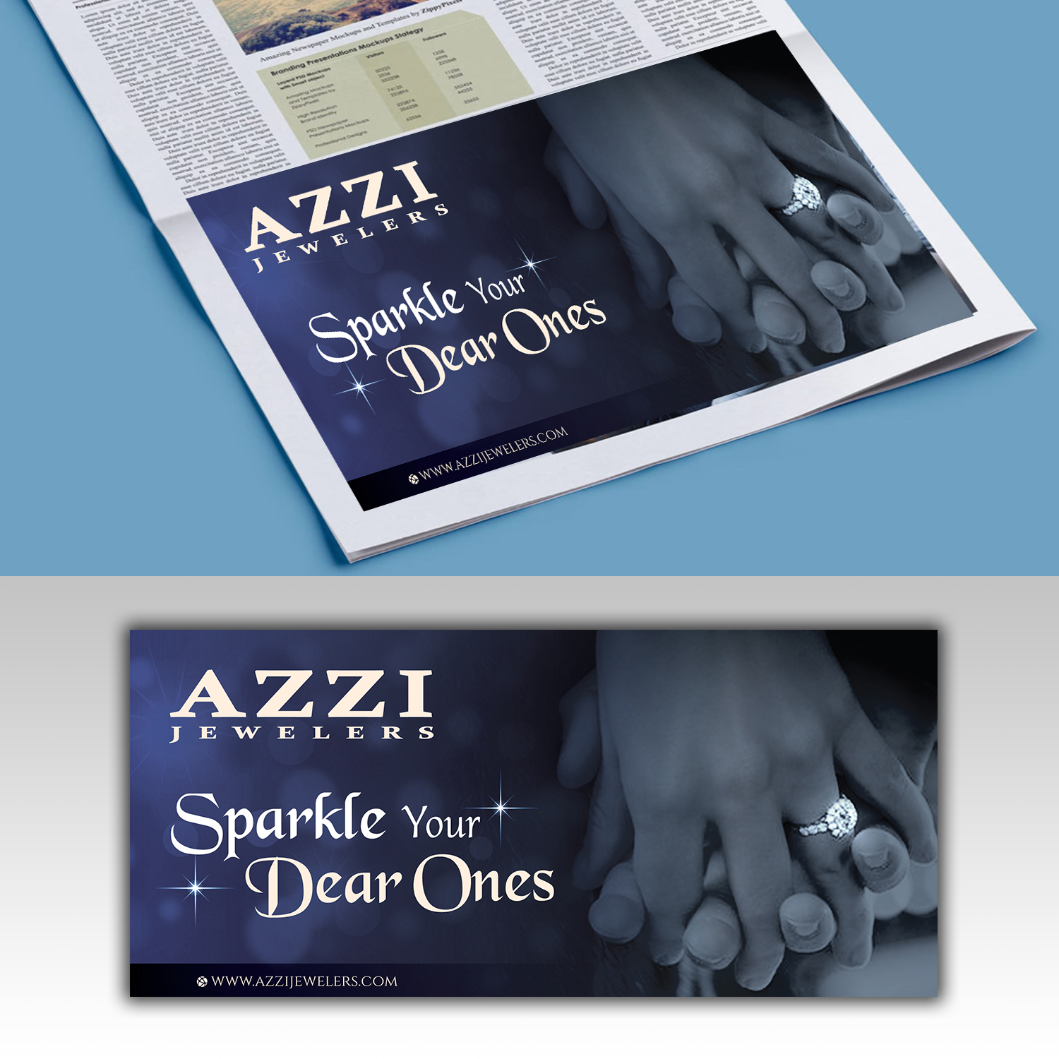 Bold, Playful, Jewelry Store Billboard Design for a Company by ESolz