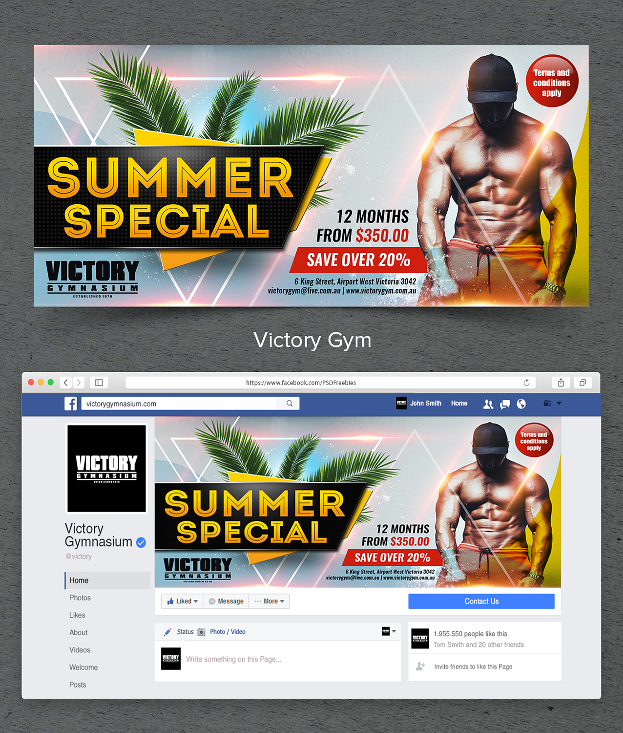 Grafik-Design von SAI DESIGNS für Victory Gym | Design #20659599
