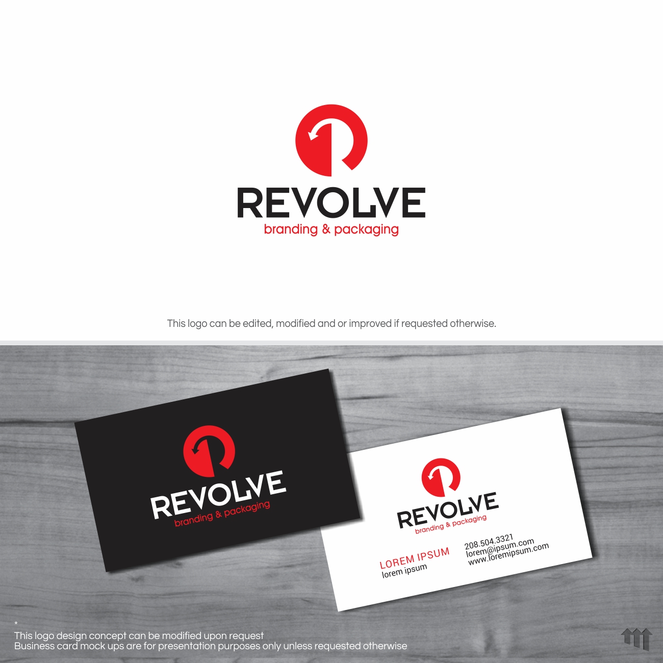 Logo Design by MBARO for Revolve Branding | Design #20635093