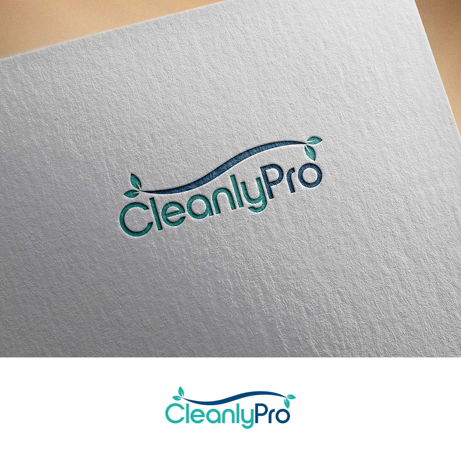 Logo Design by DesignDUO for CleanlyPro, Inc.  | Design #20591379