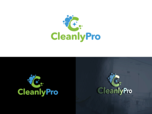 Logo Design by Slant Line Media for CleanlyPro, Inc.  | Design: #20598912