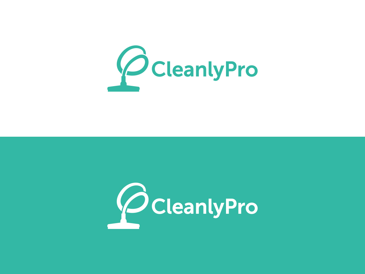 Logo Design by Slant Line Media for CleanlyPro, Inc.  | Design #20635347