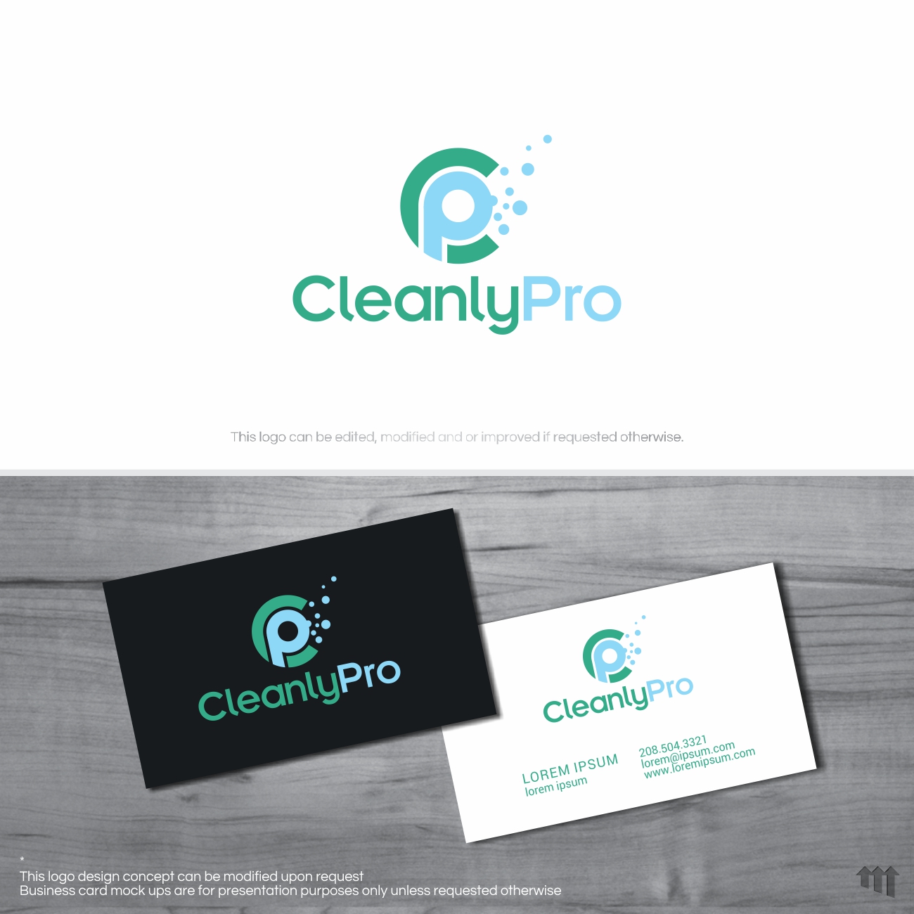 Logo Design by MBARO for CleanlyPro, Inc.  | Design #20616207