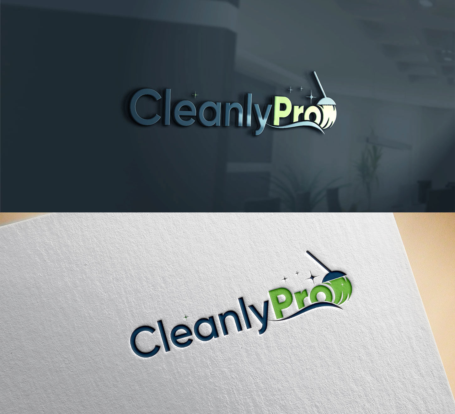 Logo Design by design_ghost 2 for CleanlyPro, Inc.  | Design #20587807