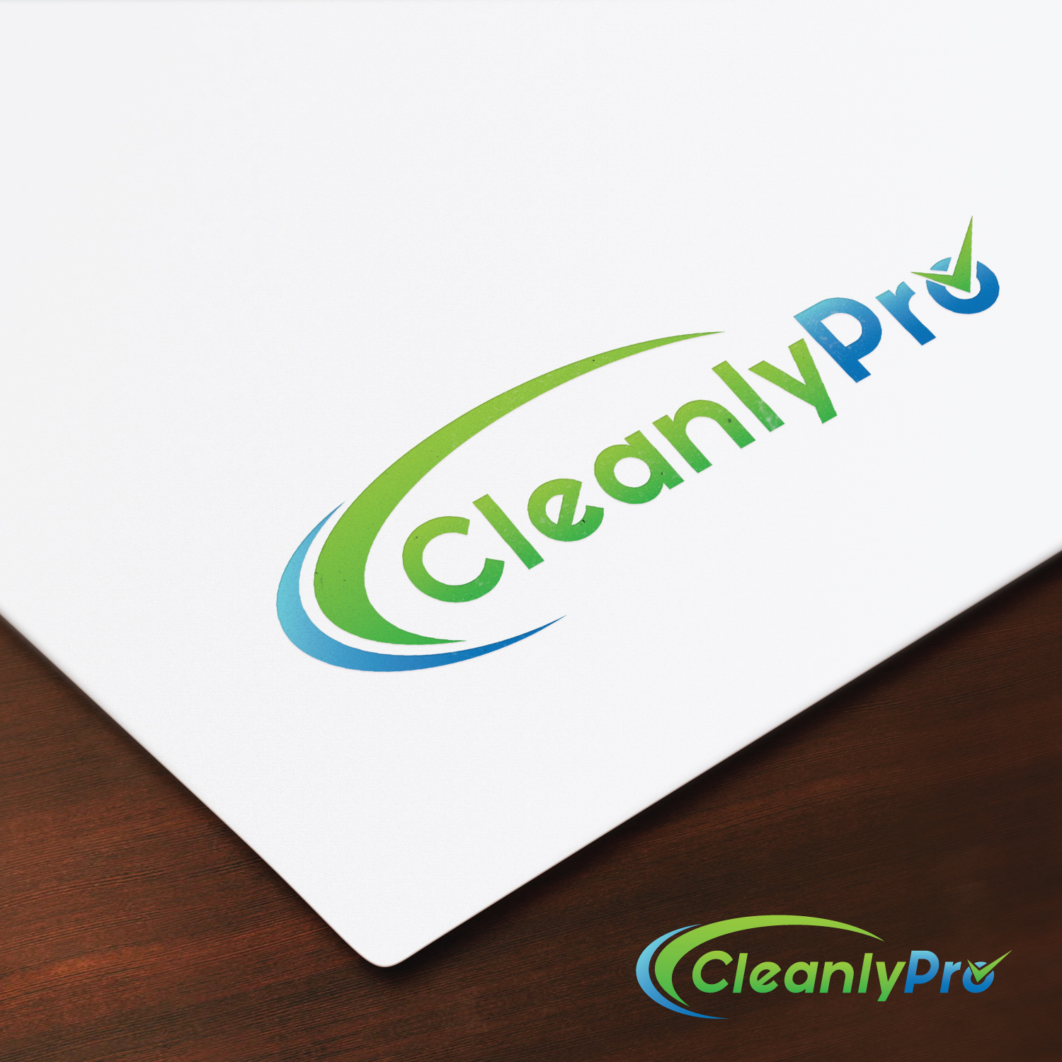 Logo Design by BluuStudio for CleanlyPro, Inc.  | Design #20596126