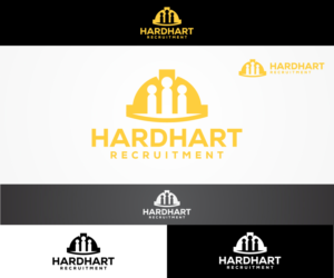 hardhat recruitment (can we be with or without .co.uk) | Logo Design by sangeloenriquez