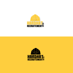 hardhat recruitment (can we be with or without .co.uk) | Logo Design by Majestic Prints