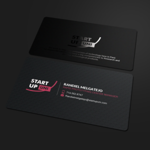 Presentation card Startup UNI - Tech Incubator from Perú  | Business Card Design by Sandaruwan
