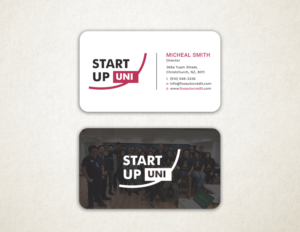 Presentation card Startup UNI - Tech Incubator from Perú  | Business Card Design by Tripti Ranjan Gain