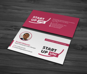 Presentation card Startup UNI - Tech Incubator from Perú  | Business Card Design by MDesign