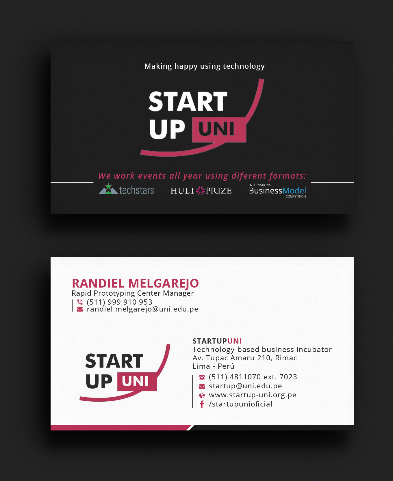 Diseño de Tarjeta de Presentación por Bold Pixels para este proyecto | Diseño #20596924