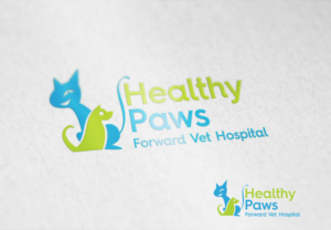Healthy Paws Forward Vet Hospital | Logo-Design von FerTouch Arts