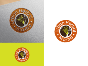 Urban Herbal Mama | Logo Design by dharlan