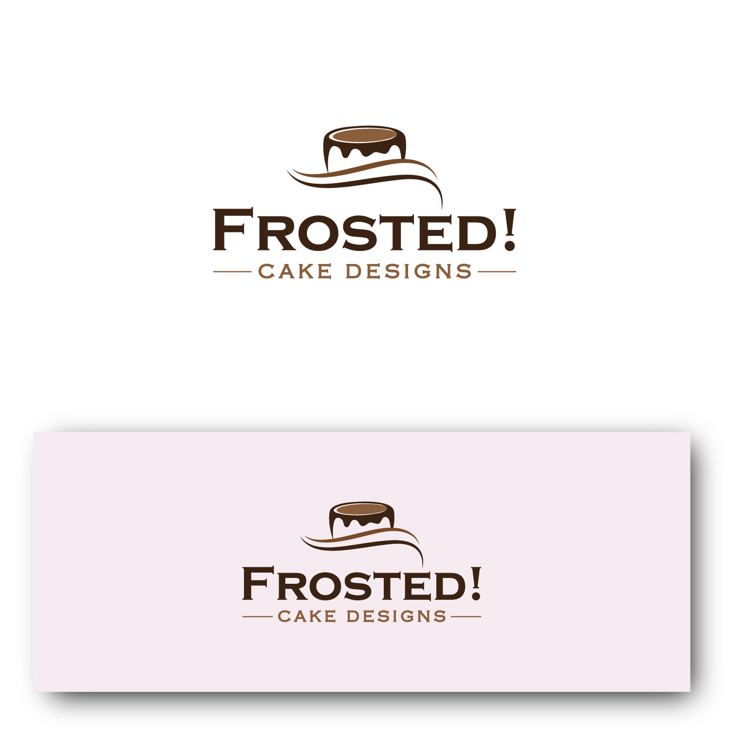 Logo Design by Deziners Zone for Frosted! Cake Designs | Design #20586172