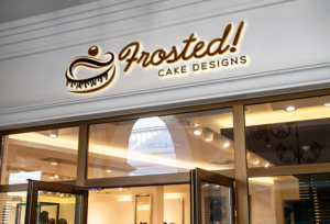 Logo Design by Deziners Zone for Frosted! Cake Designs | Design: #20586173