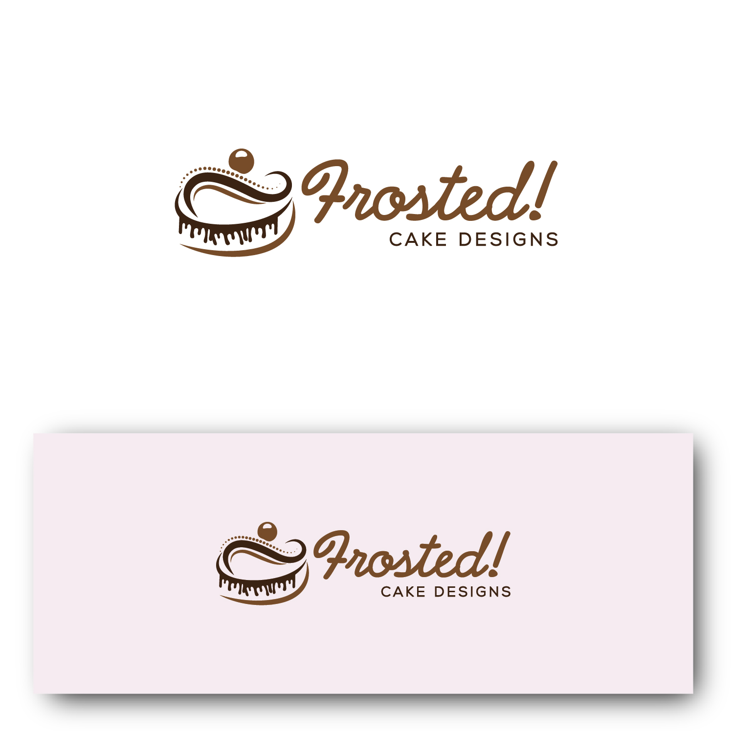 Logo Design by Deziners Zone for Frosted! Cake Designs | Design #20586175