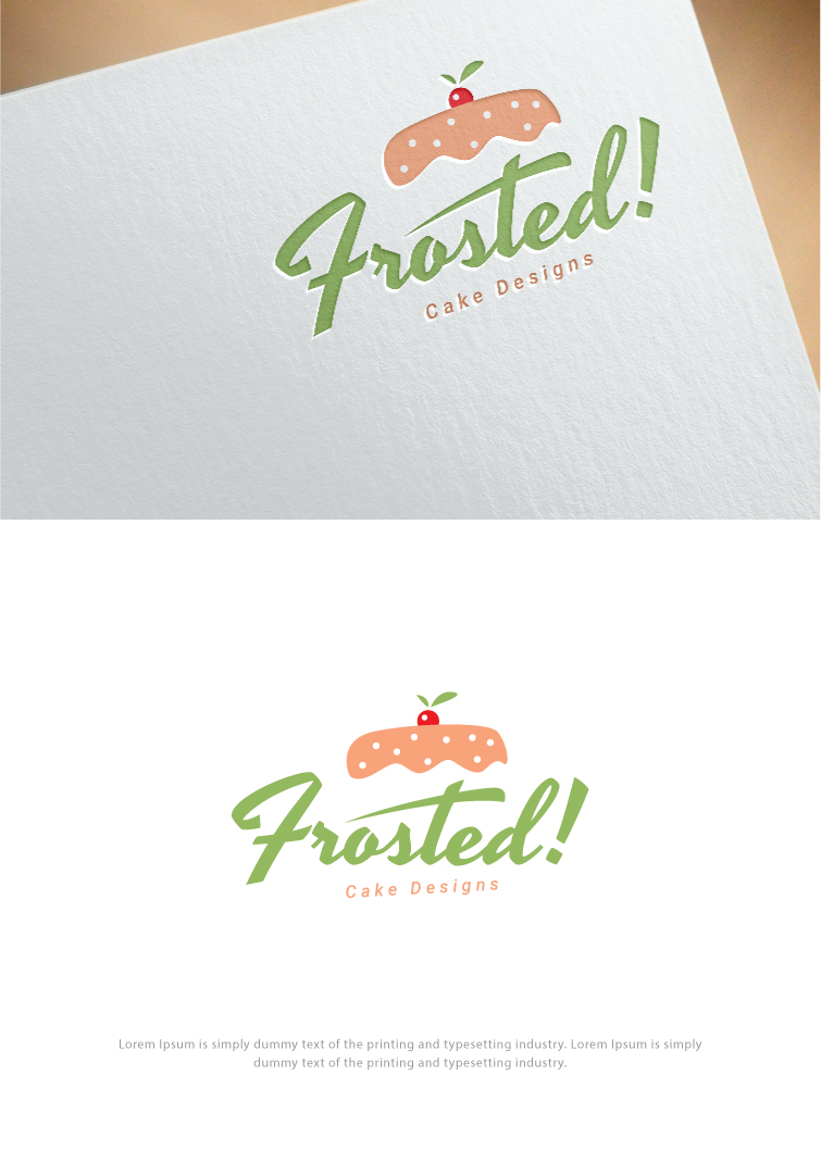 Logo Design by somani for Frosted! Cake Designs | Design #20584887