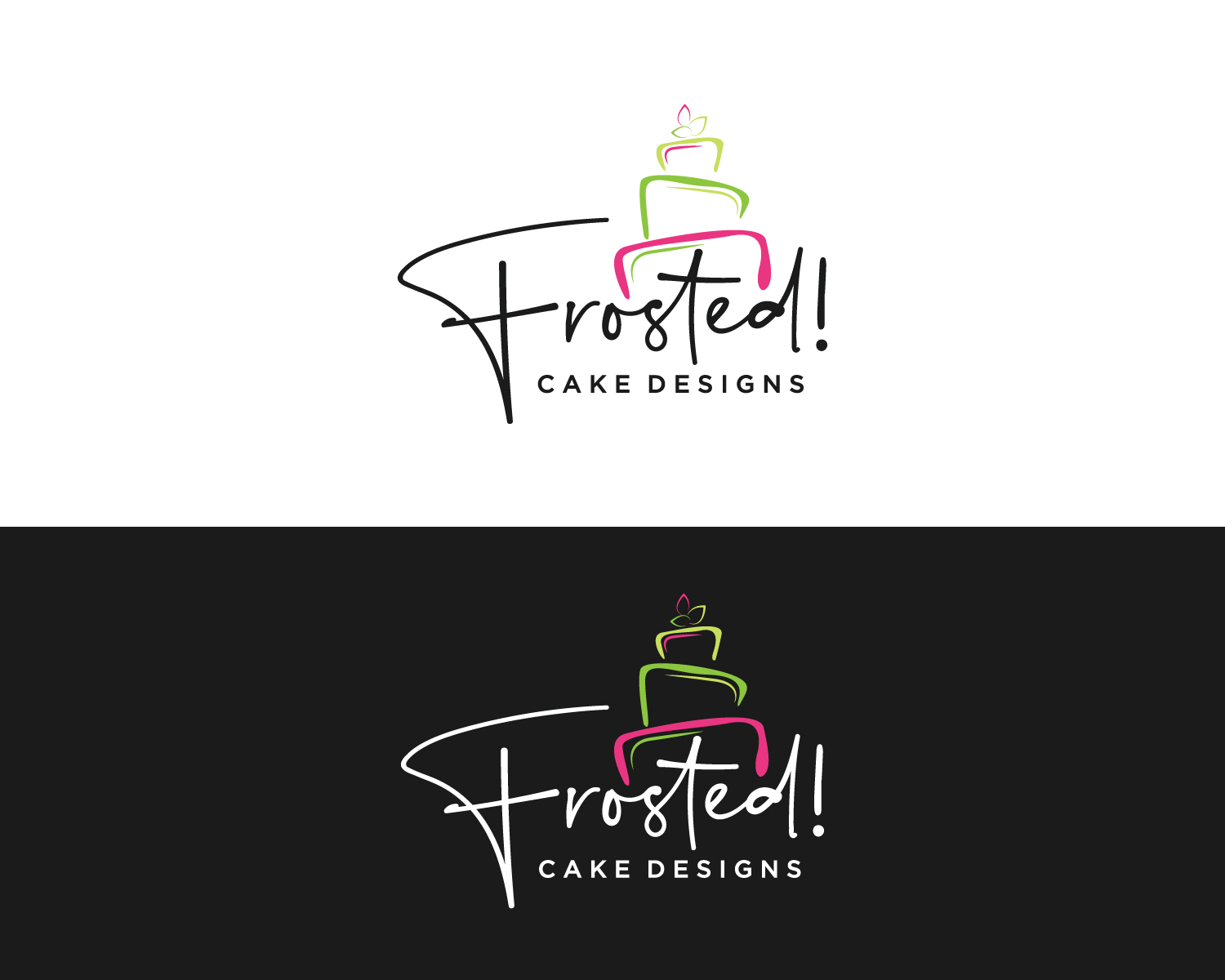Logo Design by Atec for Frosted! Cake Designs | Design #20604766