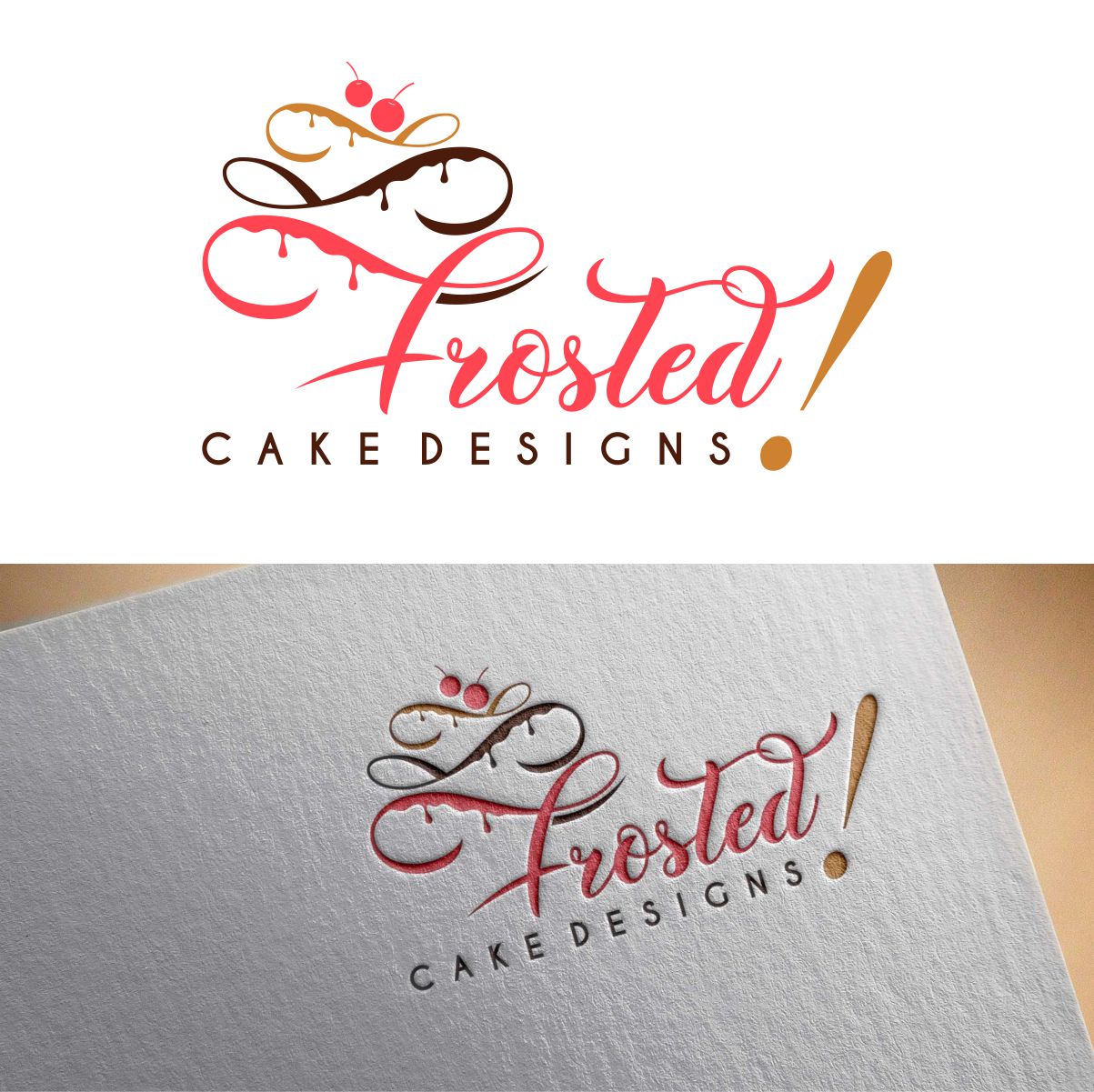 Logo Design by DesignLima for Frosted! Cake Designs | Design #20586137