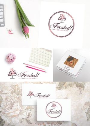 Logo Design by Wild Geek for Frosted! Cake Designs | Design: #20593123