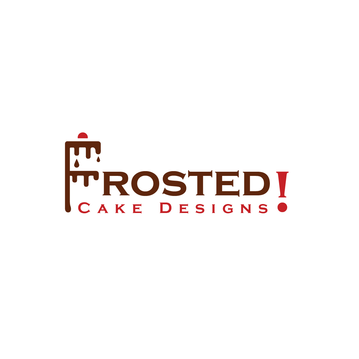 Logo Design by **INCREDIBLEDESIGNERS** for Frosted! Cake Designs | Design #20593262
