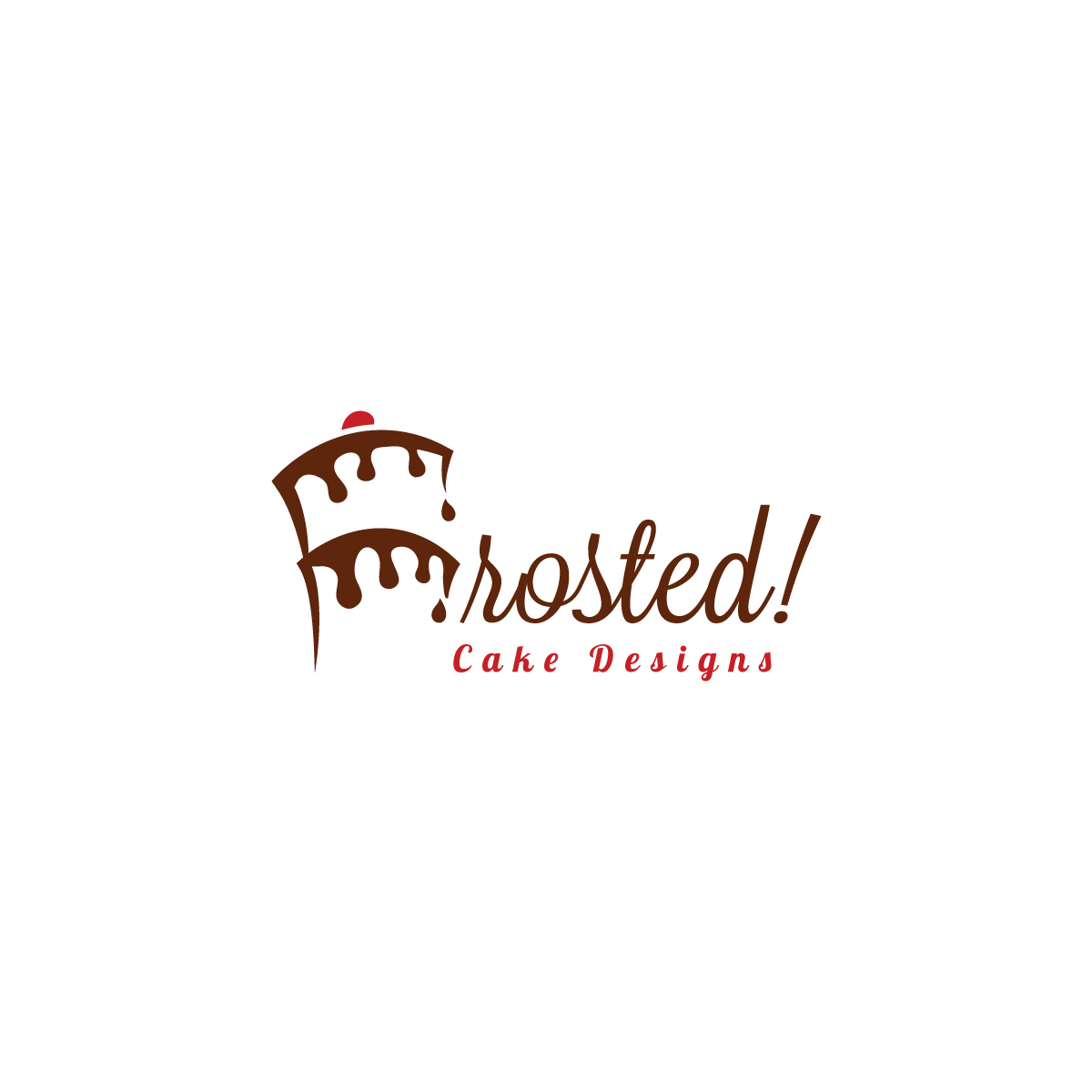 Diseño de Logo por **INCREDIBLEDESIGNERS** para Frosted! Cake Designs | Diseño #20597746