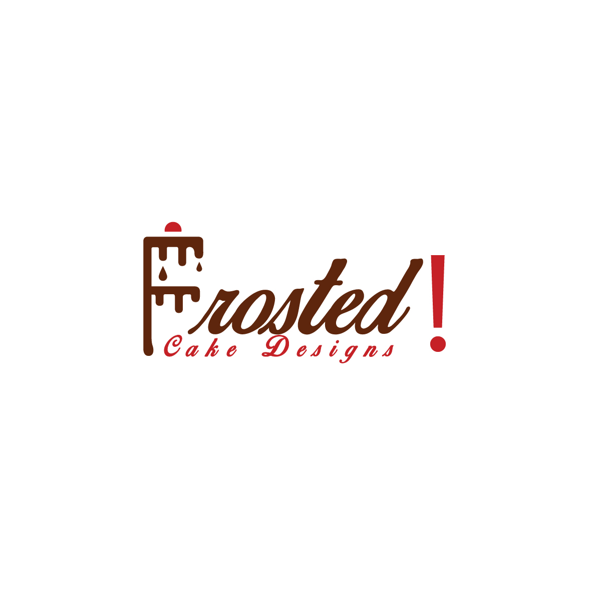 Logo Design by **INCREDIBLEDESIGNERS** for Frosted! Cake Designs | Design #20621864