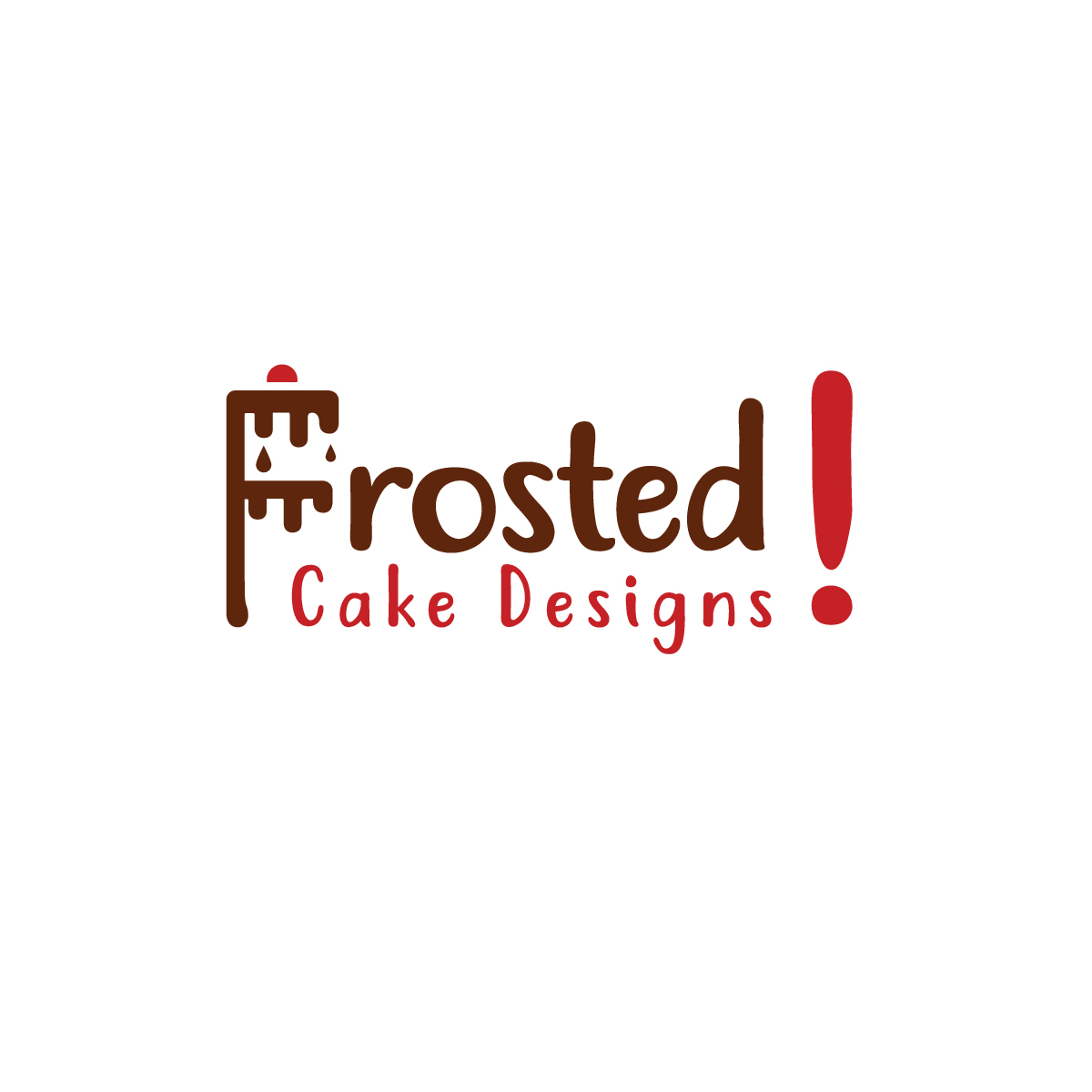 Design de Logo par **INCREDIBLEDESIGNERS** pour Frosted! Cake Designs | Design #20621867