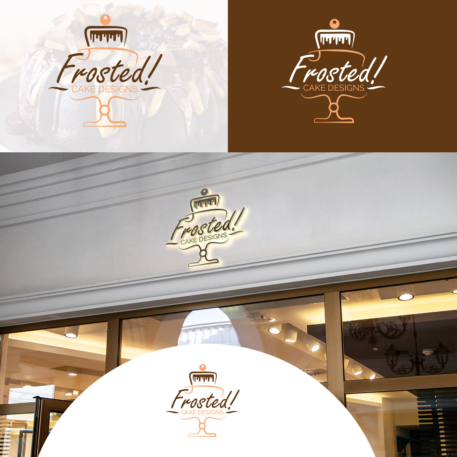 Design de Logo par Maxo-Biz pour Frosted! Cake Designs | Design #20591780