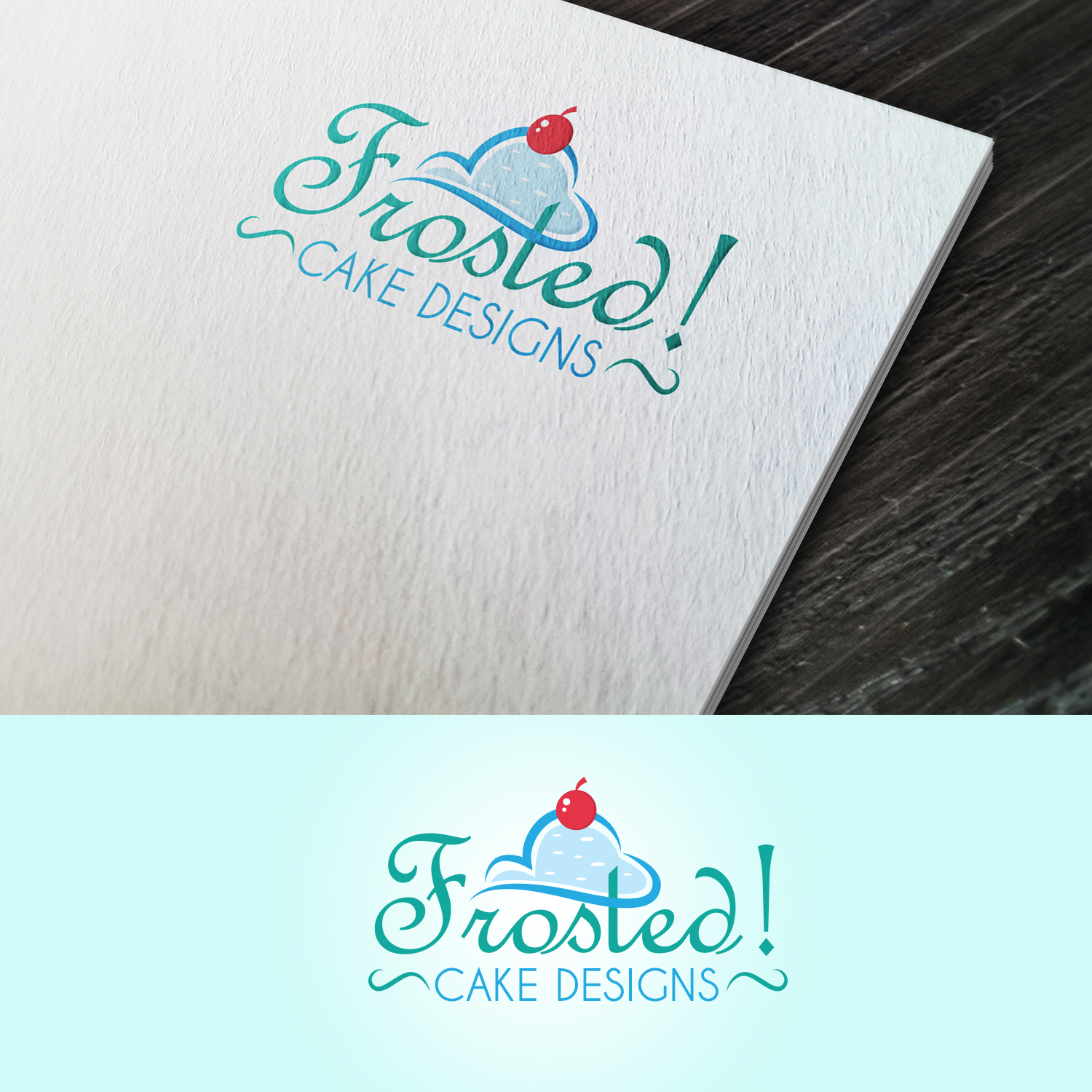 Logo Design by Maxo-Biz for Frosted! Cake Designs | Design #20591781