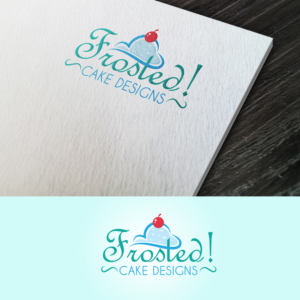 Logo Design by Maxo-Biz for Frosted! Cake Designs | Design: #20591781