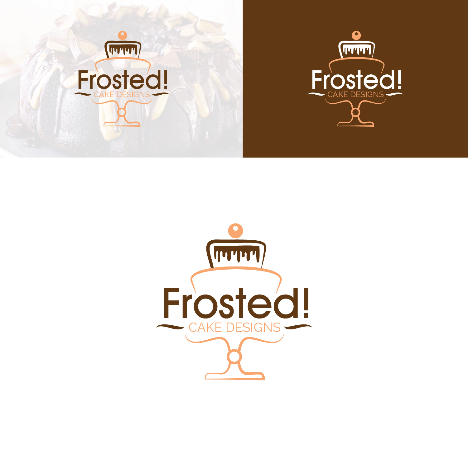 Logo Design by Maxo-Biz for Frosted! Cake Designs | Design #20596829