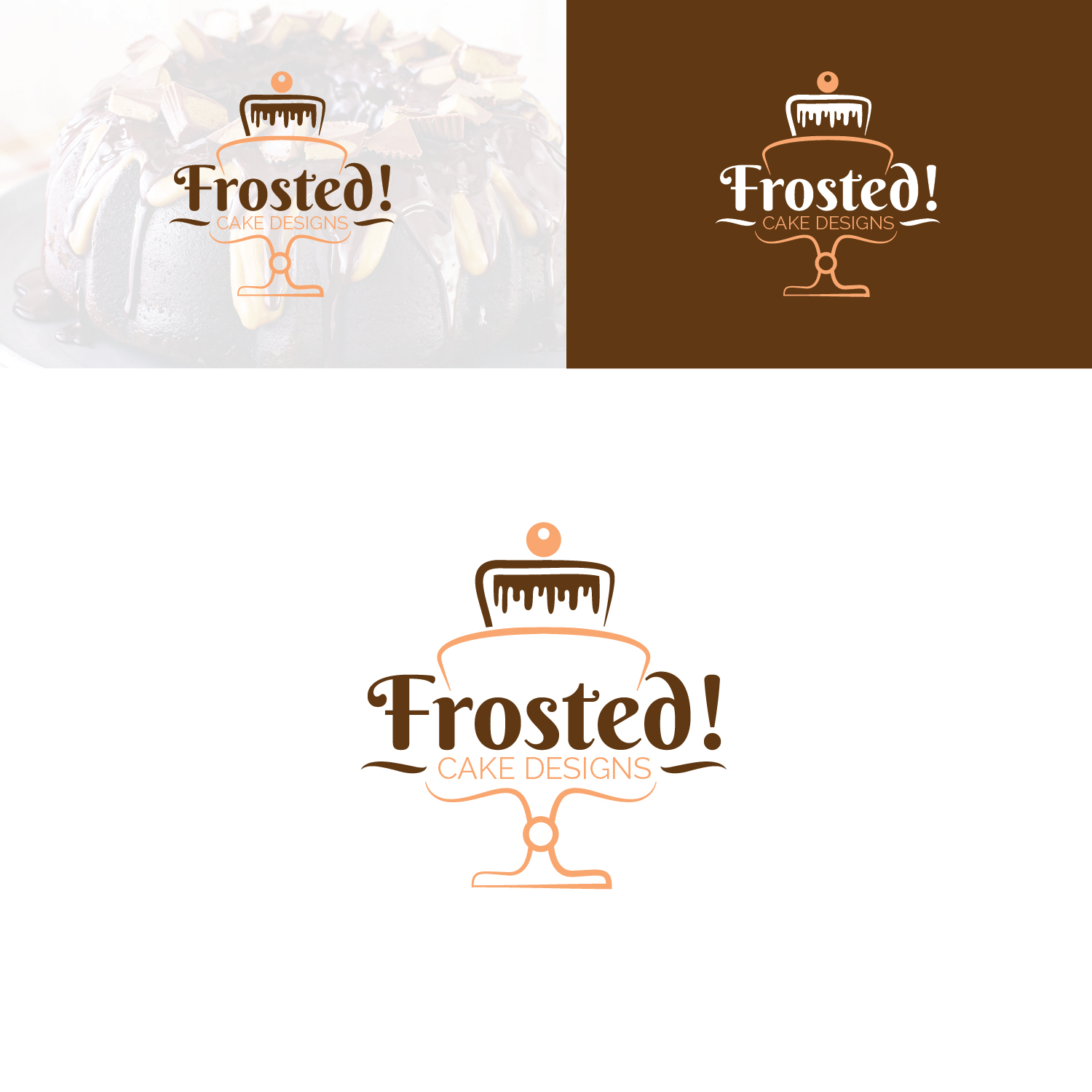Design de Logo par Maxo-Biz pour Frosted! Cake Designs | Design #20596831
