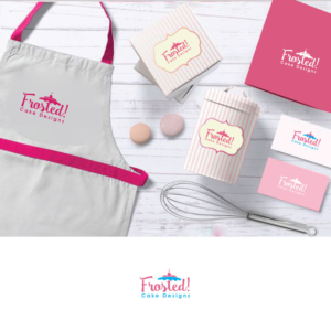 Logo Design by CreativeFlows 2 for Frosted! Cake Designs | Design #20594009