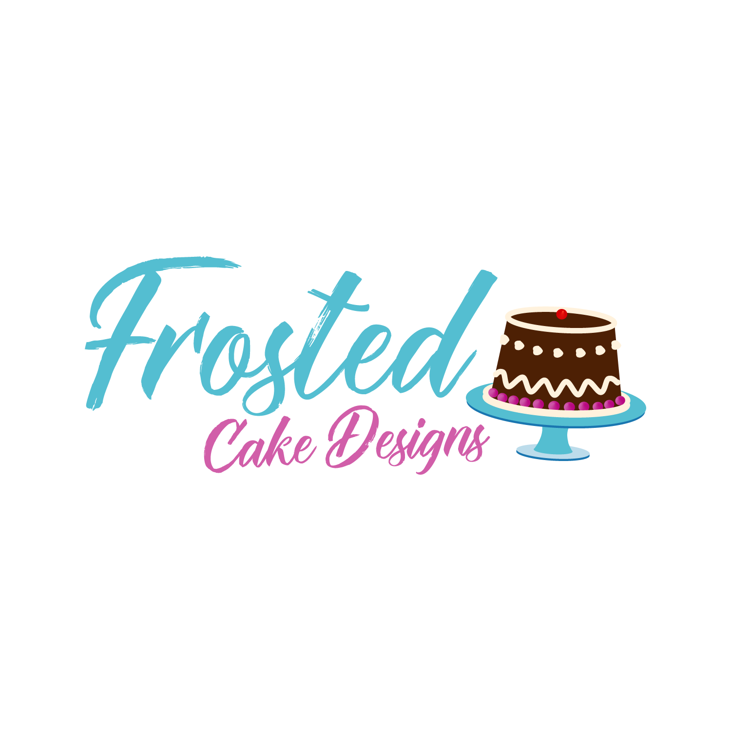 Diseño de Logo por DANPAINEDESIGN para Frosted! Cake Designs | Diseño #20623334