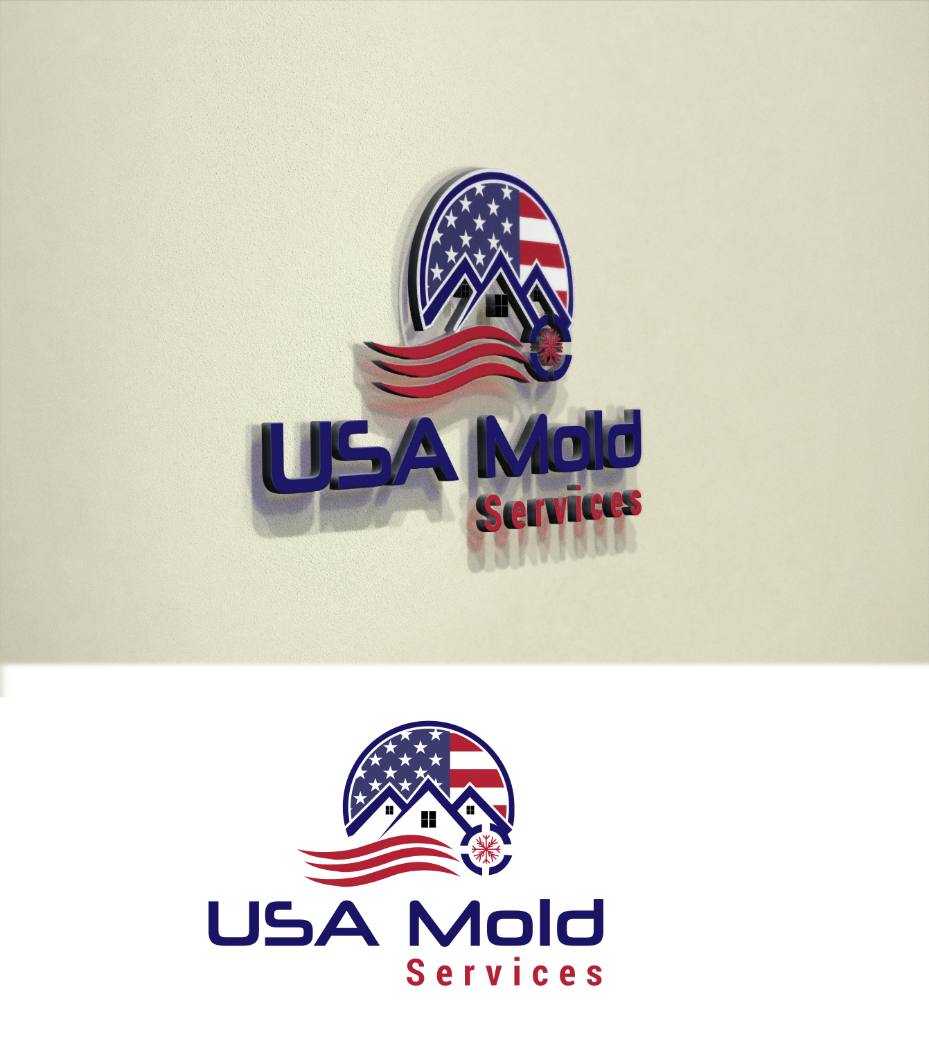 Logo Design by Farooq Zahid for USA Home Inspections | Design #20620336