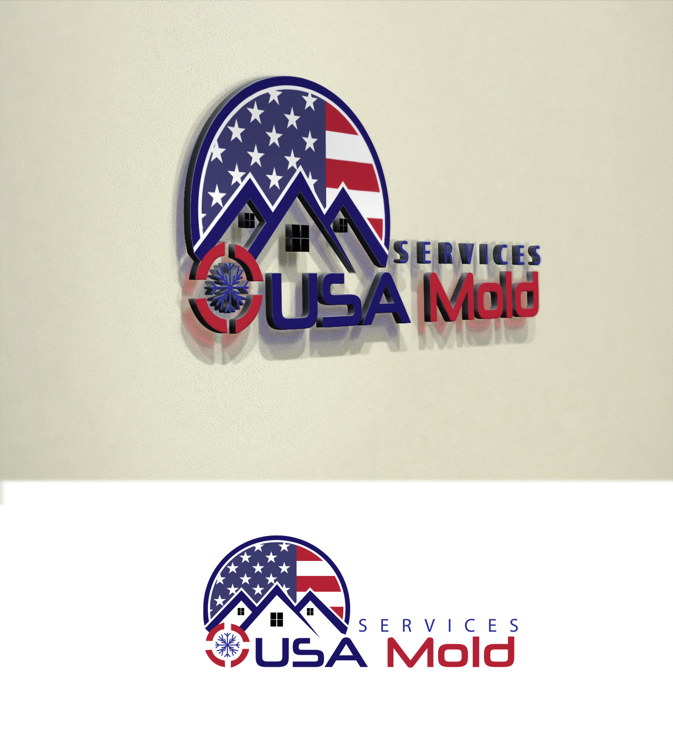 Logo Design by Farooq Zahid for USA Home Inspections | Design #20620337