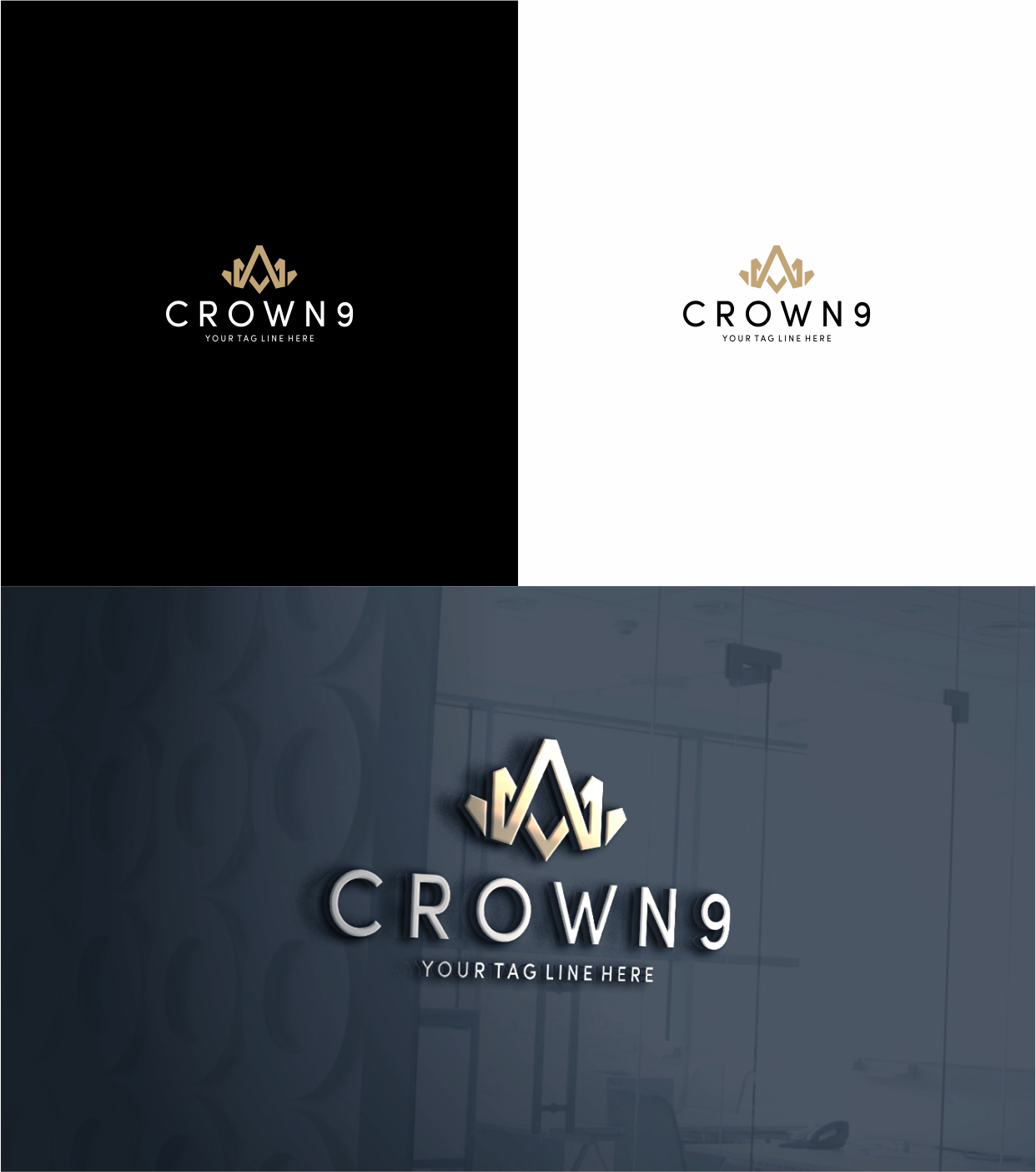 Logo Design by creativechauhan1989 for Crown9 | Design #20597096
