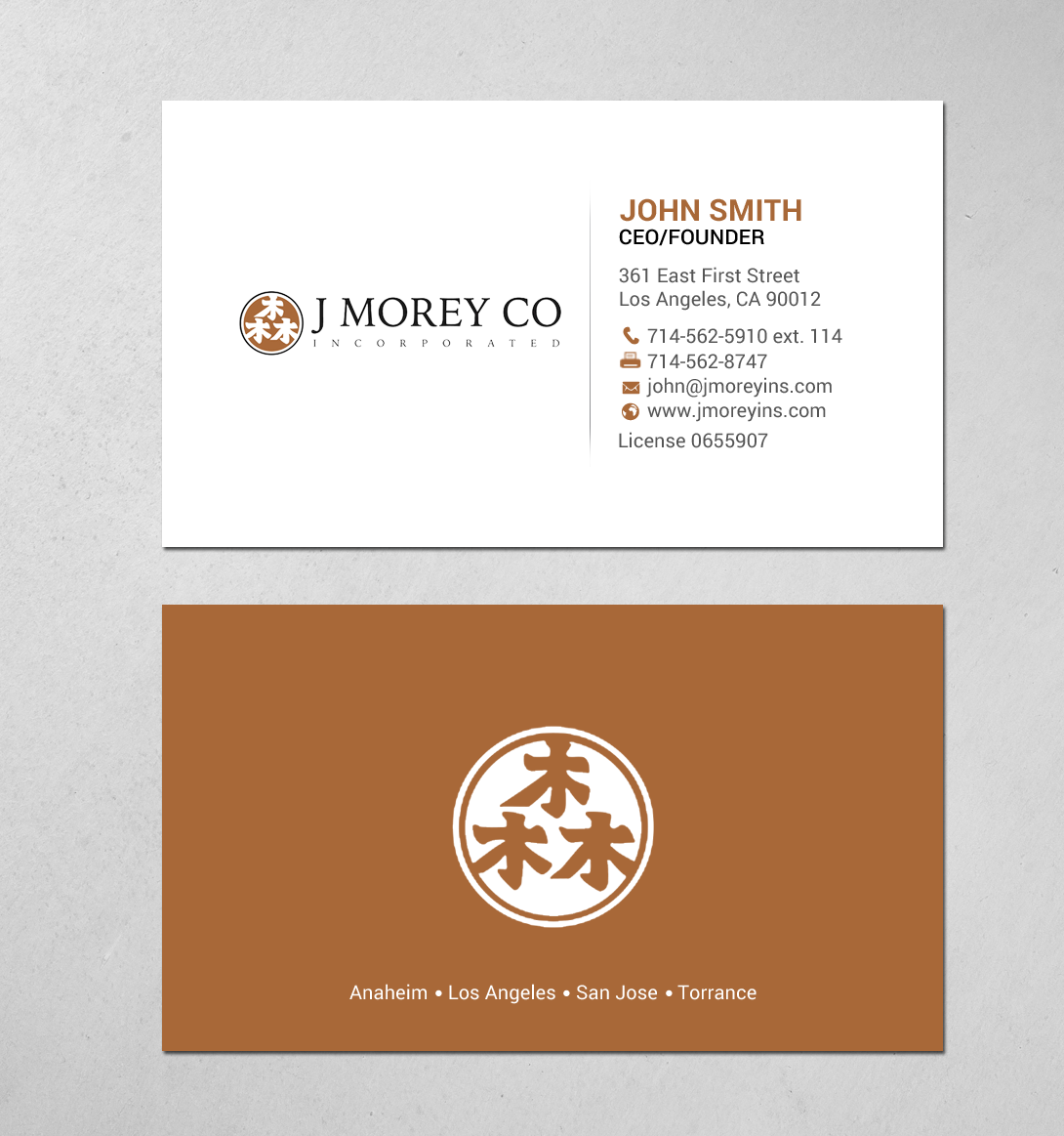 Business Card Design by chandrayaan.creative for this project | Design #20583588