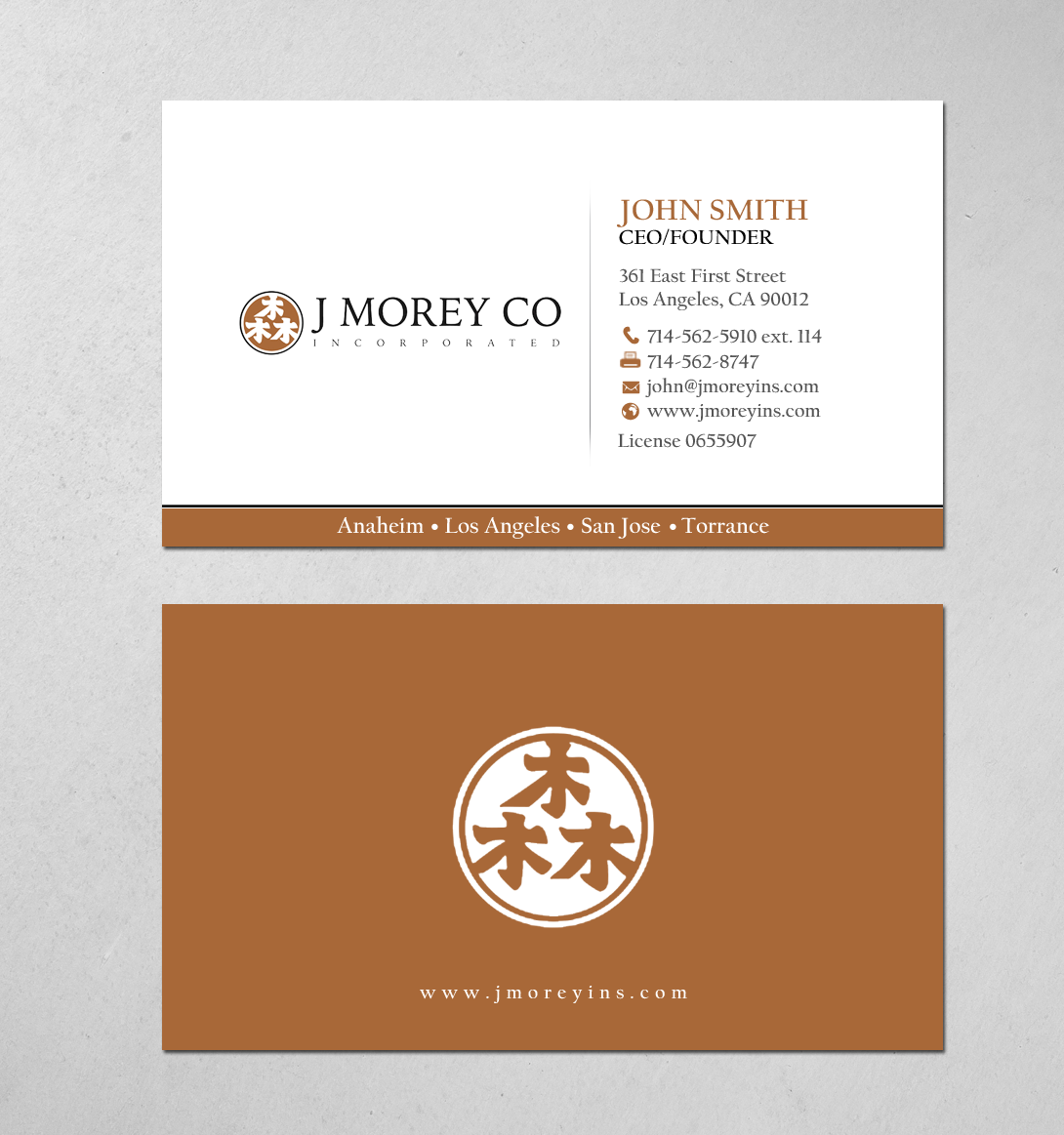 Business Card Design by chandrayaan.creative for this project | Design #20583594