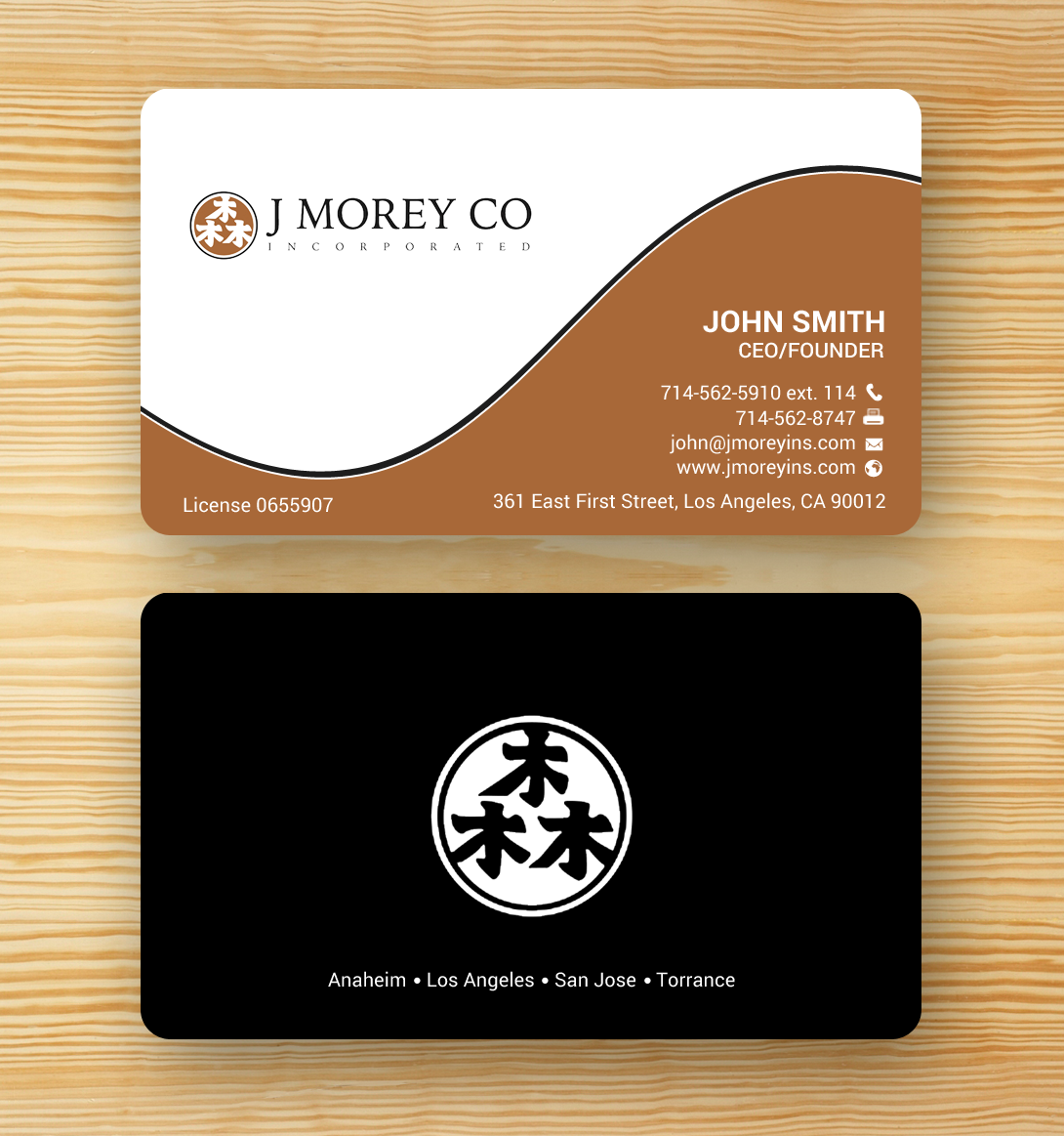 Business Card Design by chandrayaan.creative for this project | Design #20596164