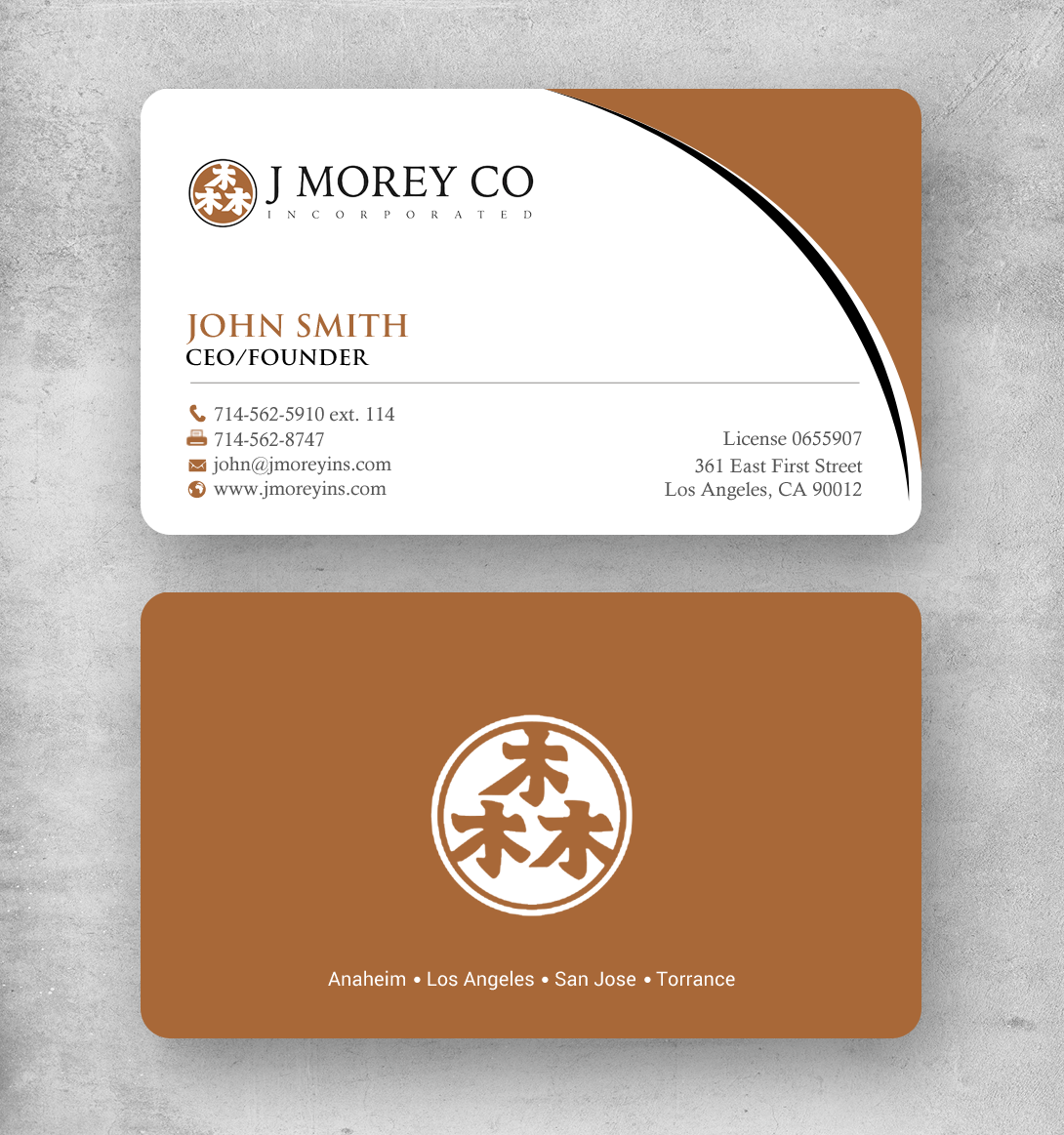 Business Card Design by chandrayaan.creative for this project | Design #20596173