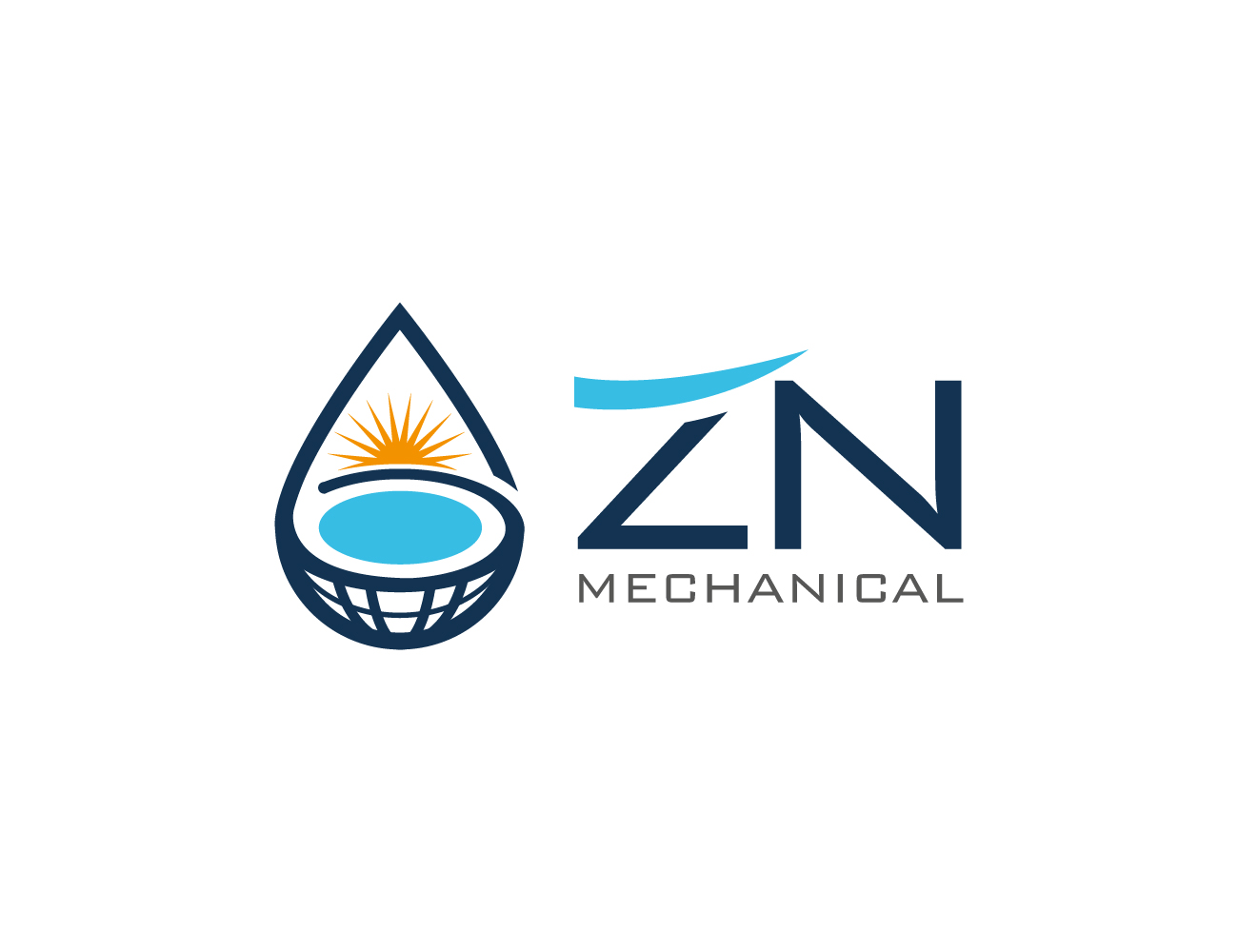 Logo-Design von NDRO für ZN Mechanical LLC | Design #20606676