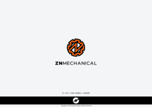 ZN or ZN Mechanical | Logo Design by Catalogo